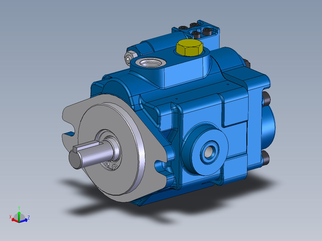 Continental Hydraulics-HPV-10B35-RF-O-1R液压元件主视图