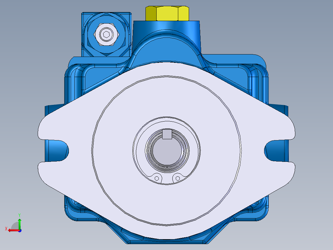 Continental Hydraulics-HPV-10B35-RF-O-1R液压元件后视图
