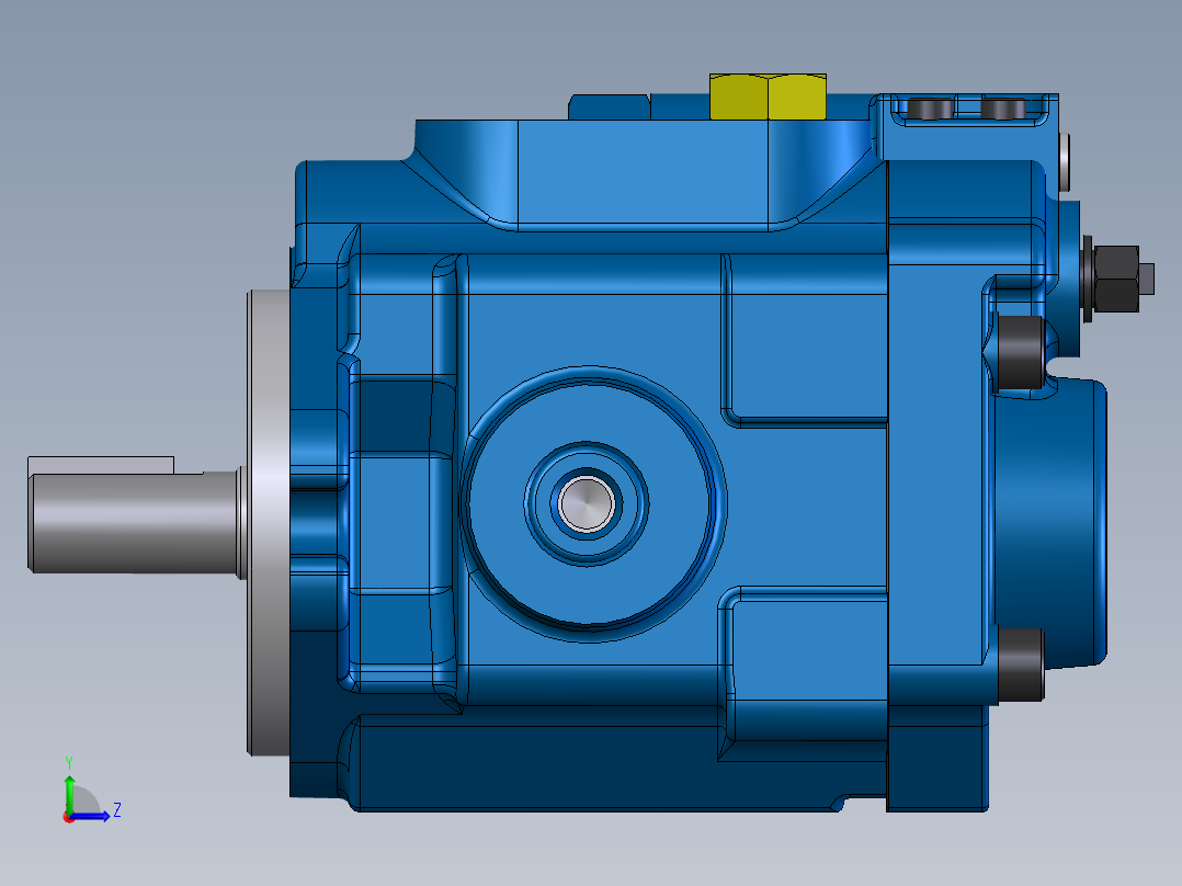 Continental Hydraulics-HPV-10B35-RF-O-1R液压元件左视图
