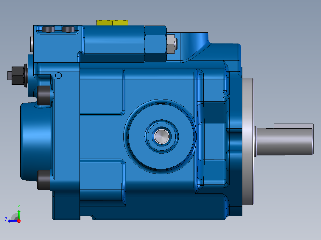 Continental Hydraulics-HPV-10B35-RF-O-1R液压元件右视图