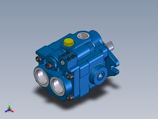 Continental Hydraulics-HPV-10B35-RF-O-1R液压元件正等轴测缩略图