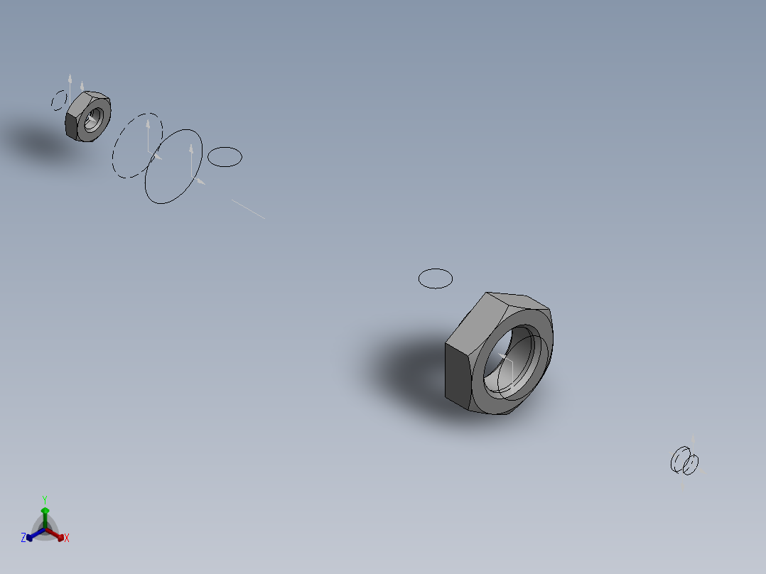 亚德客正等轴测图