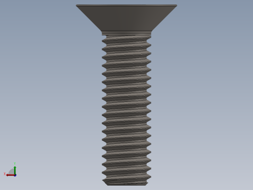 Screw_ISO_10642_M6x22_A2.SLDPRT后视缩略图