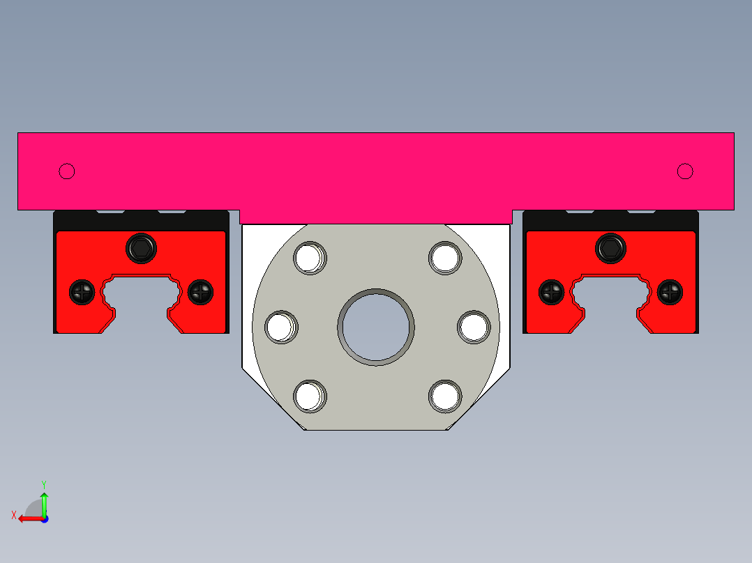 B3003423-丝杠模组后视图
