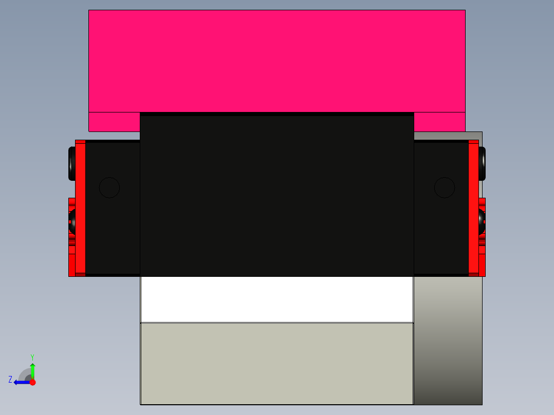 B3003423-丝杠模组右视图