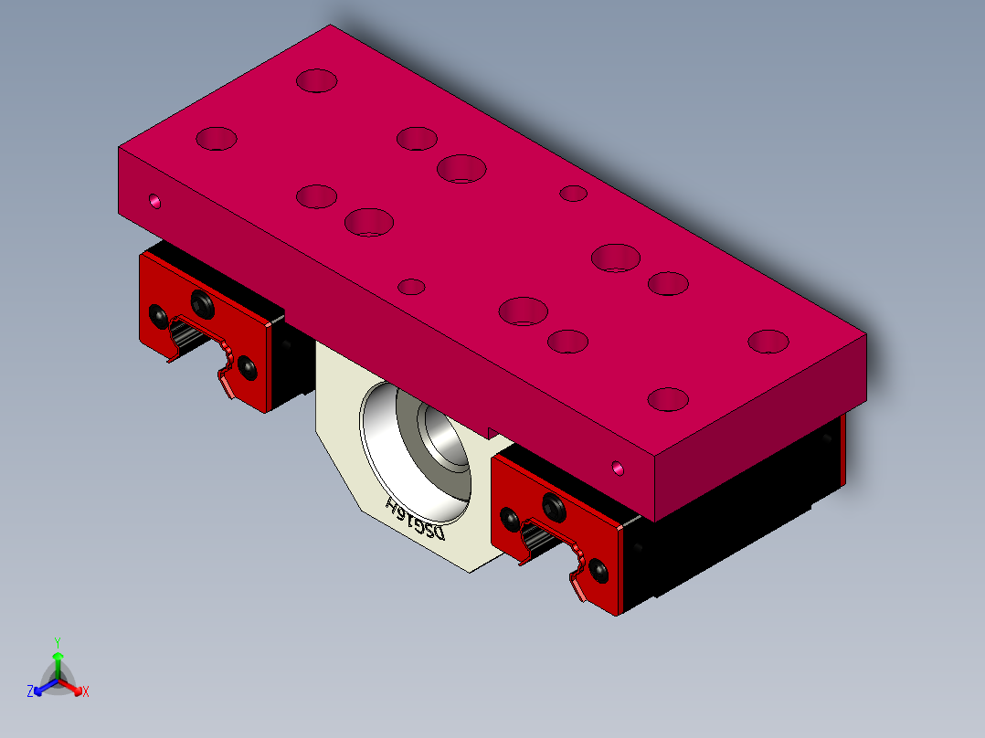 B3003423-丝杠模组正等轴测图