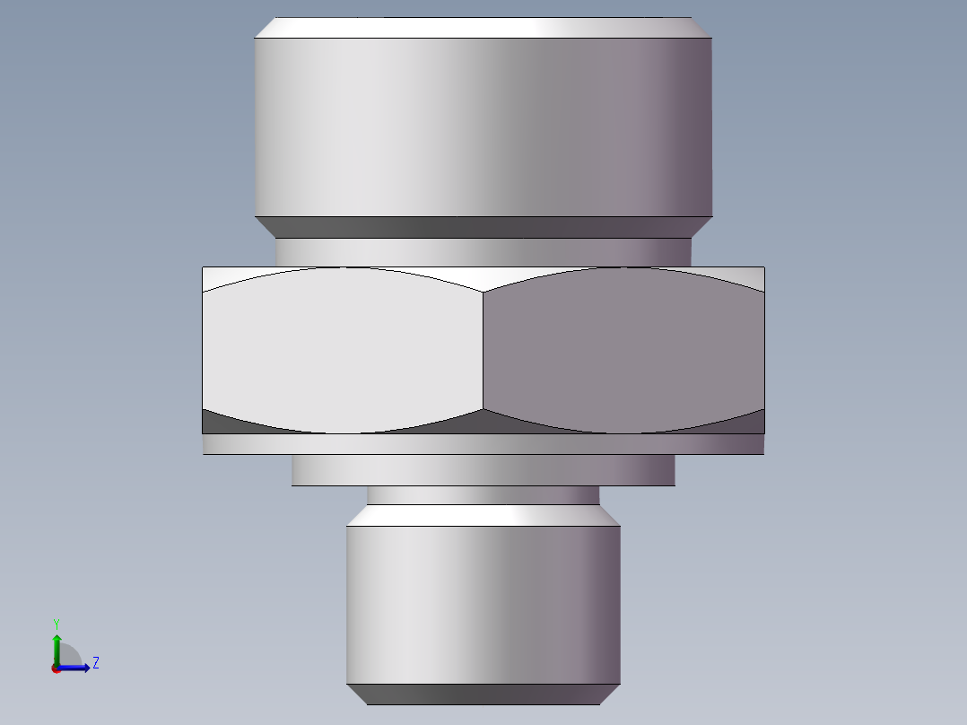 英制管螺纹ED密封、1CB-22-04WD左视图