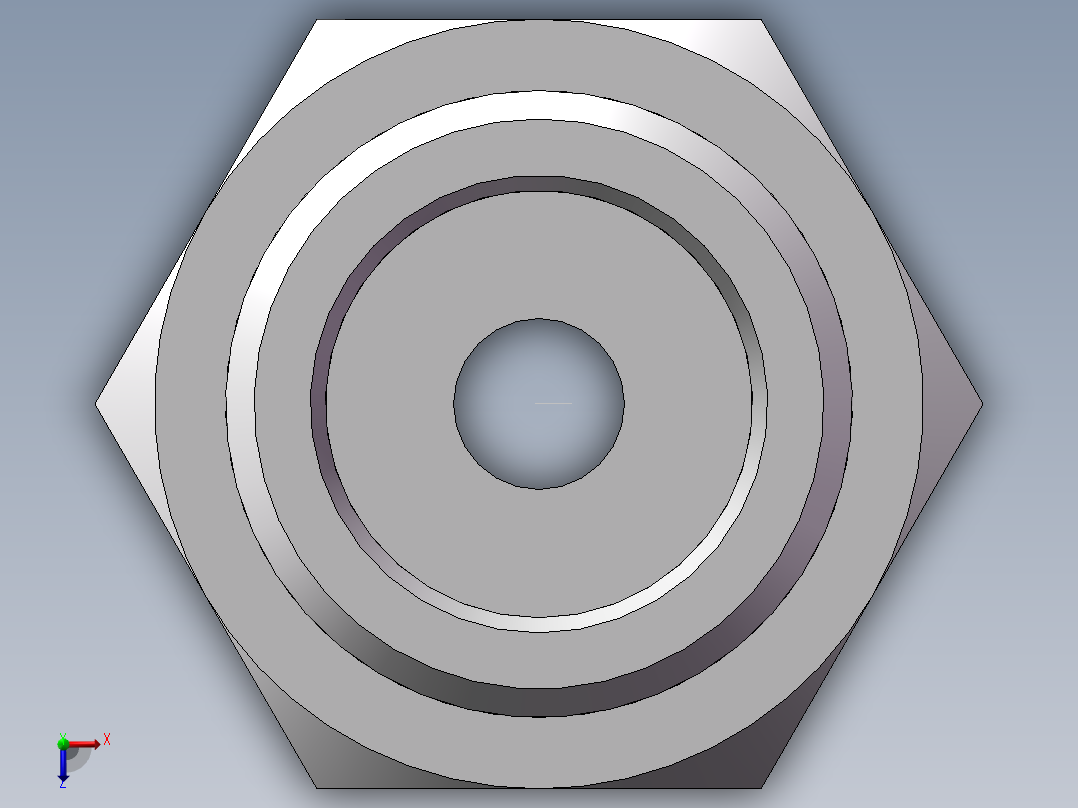 英制管螺纹ED密封、1CB-22-04WD俯视图