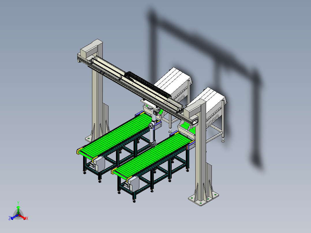 桁架机器人分拣