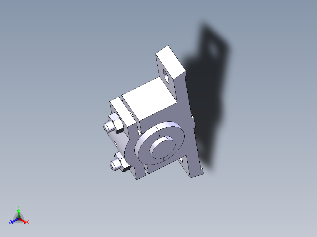 水管工块正等轴测图