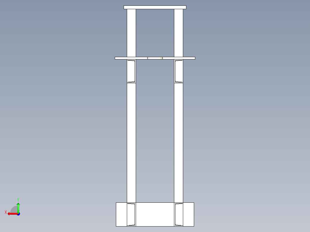 60度立模机后视图
