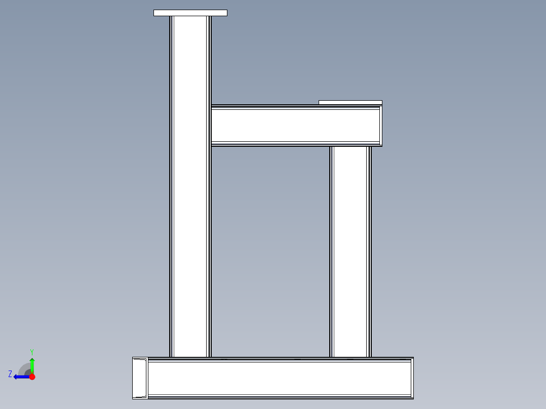 60度立模机右视图