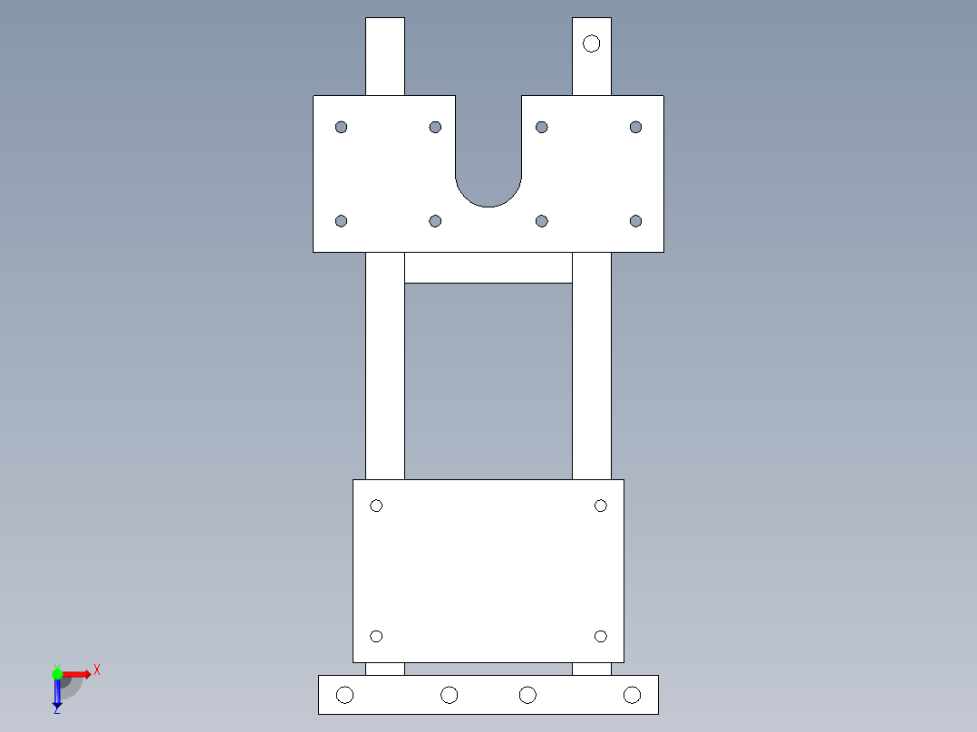 60度立模机俯视图
