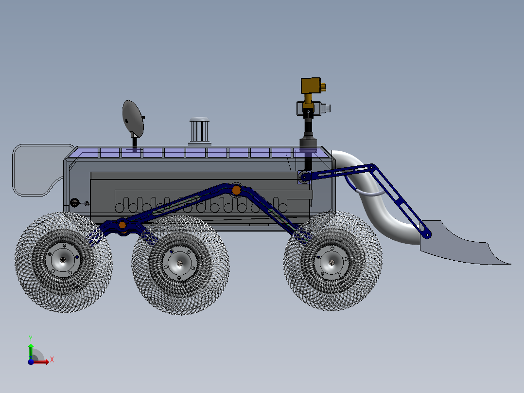 AGV小车、AGV(104)前视图