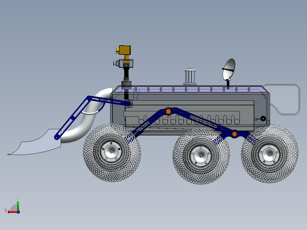 AGV小车、AGV(104)后视图