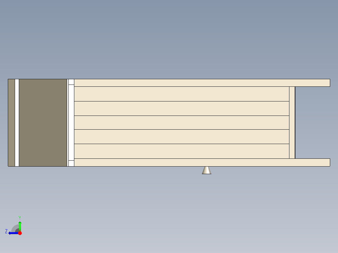 室外阳台收纳储物柜、多功能园艺工具房右视图