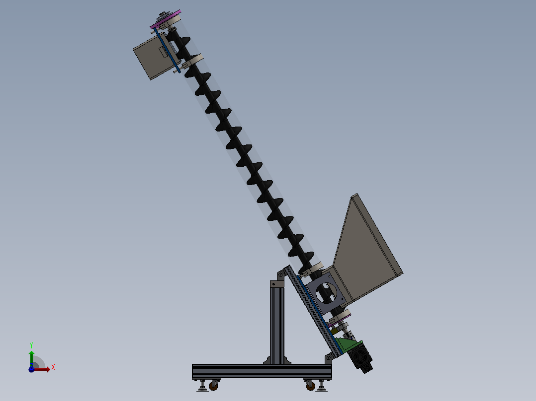 农业机械、播种机(142)前视图