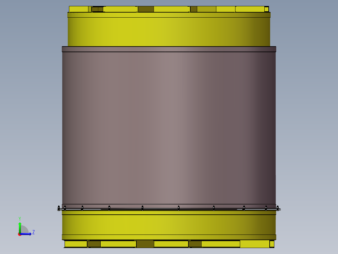 压力容积、储锌罐左视图