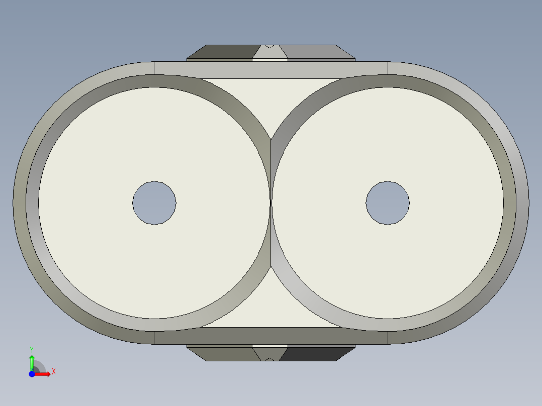 AA 电池座前视图