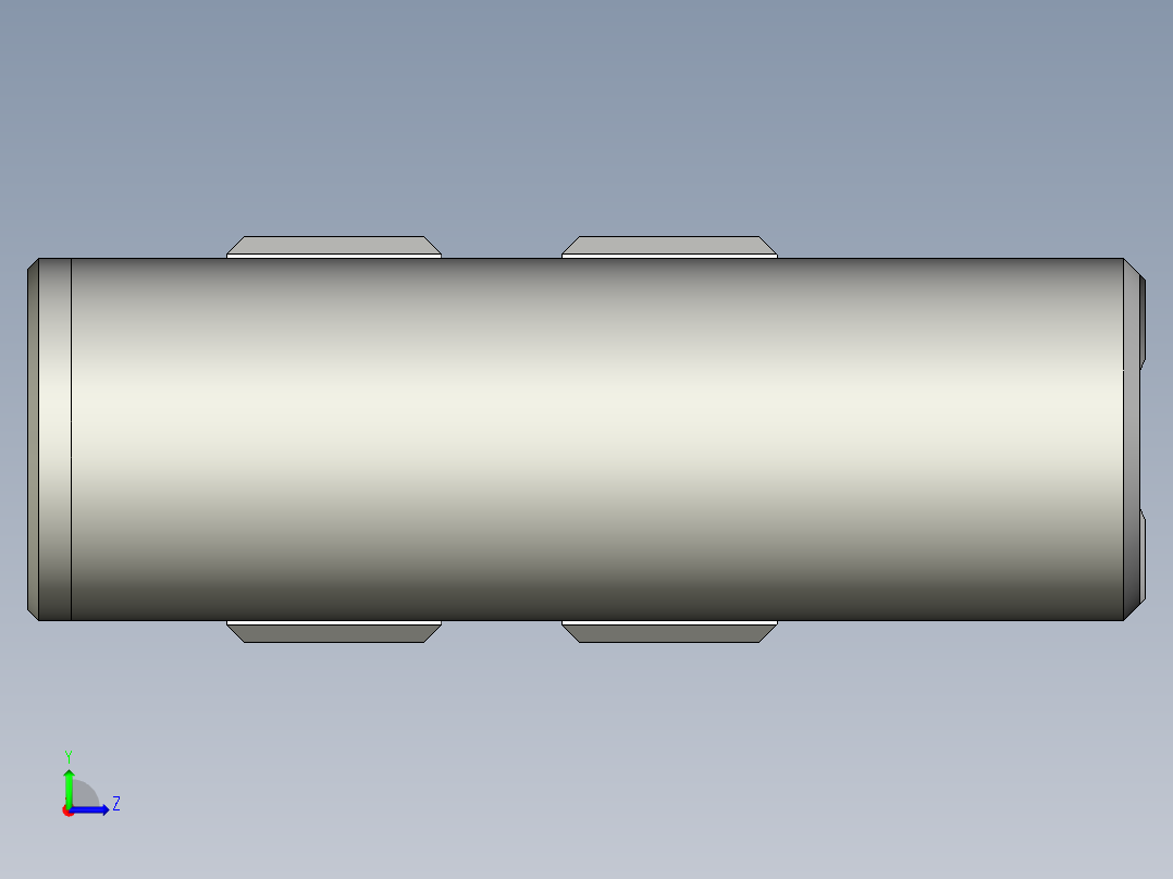 AA 电池座左视图