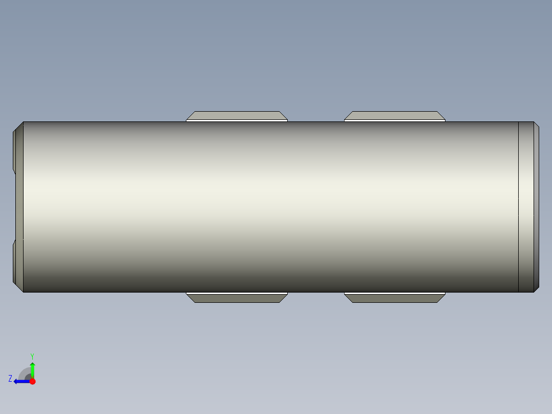 AA 电池座右视图