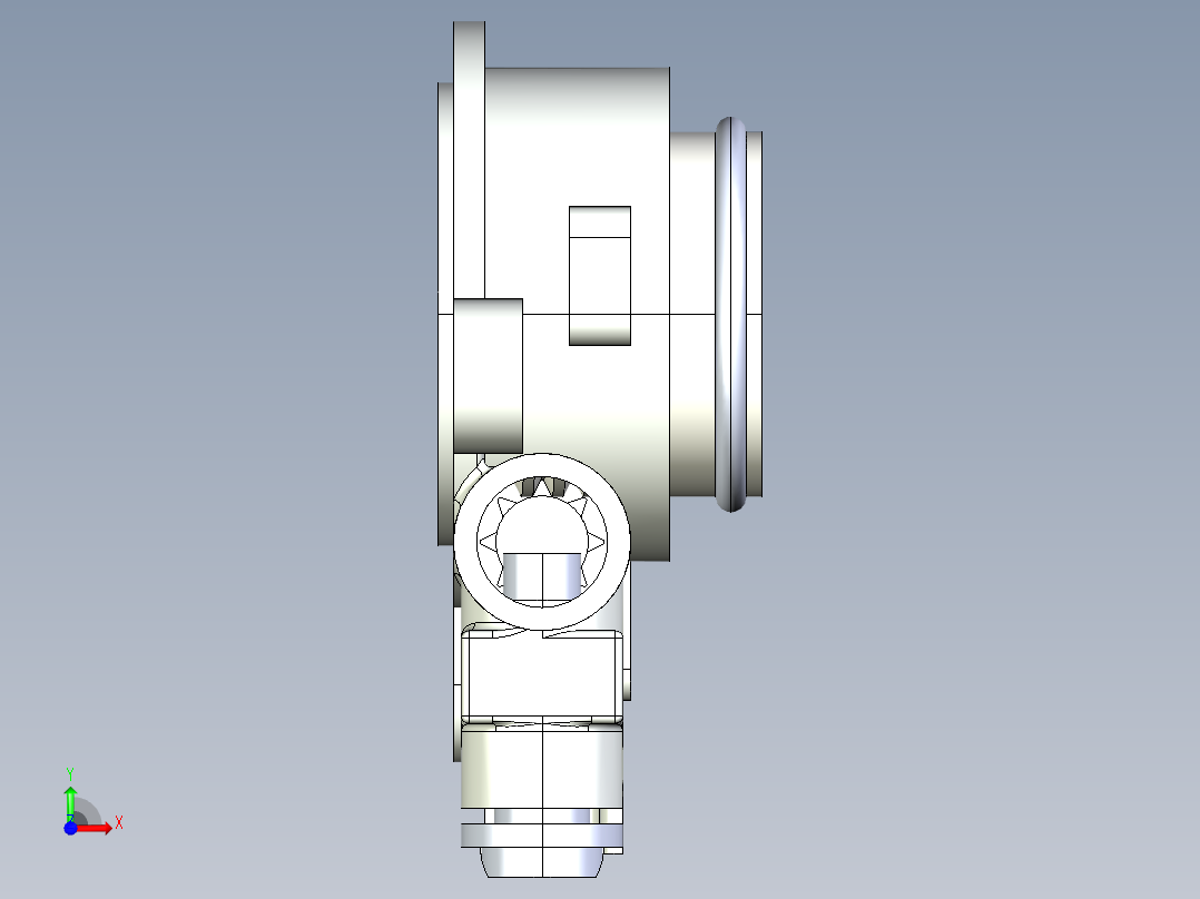 A0003702-完全详细的STHIL039油泵前视图