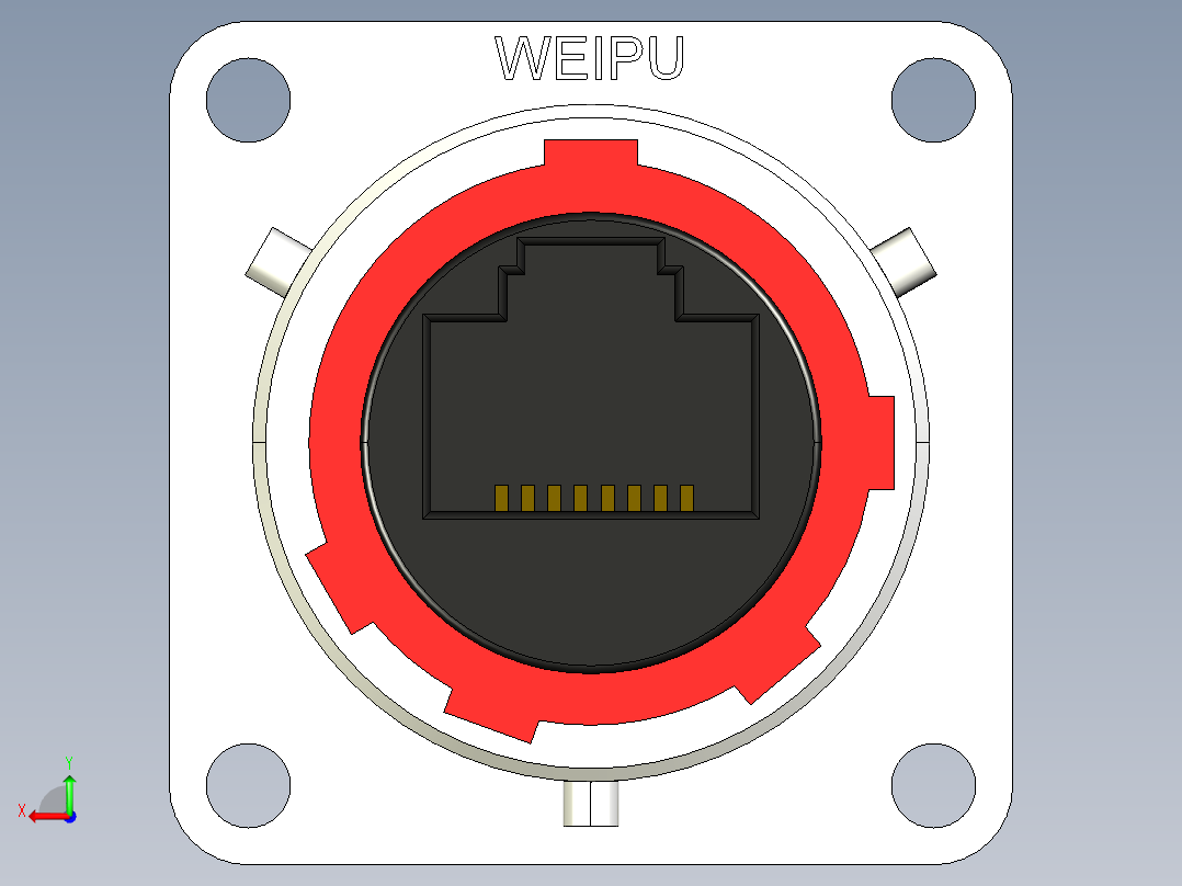 A0003682-威普 WY24KRJ45Z后视图
