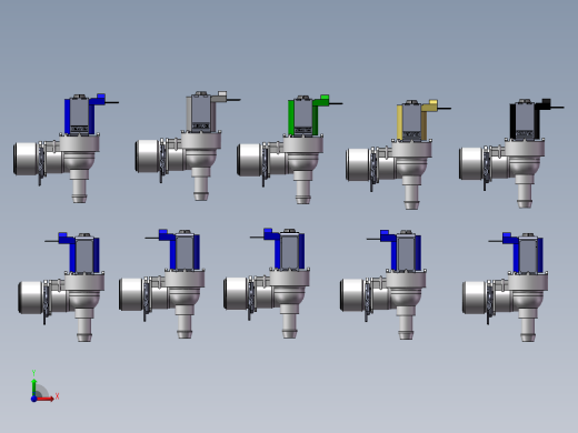 10款DSVP42-双出口先导式电磁阀模型