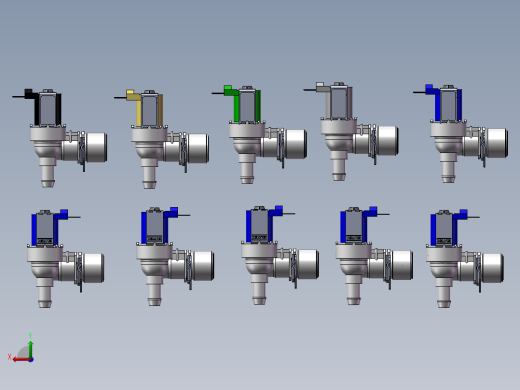 10款DSVP42-双出口先导式电磁阀模型后视缩略图