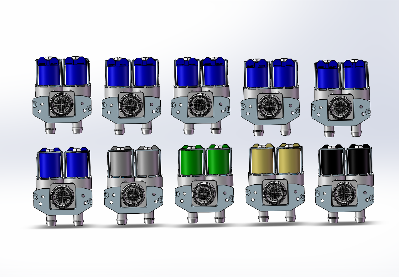 10款DSVP42-双出口先导式电磁阀模型