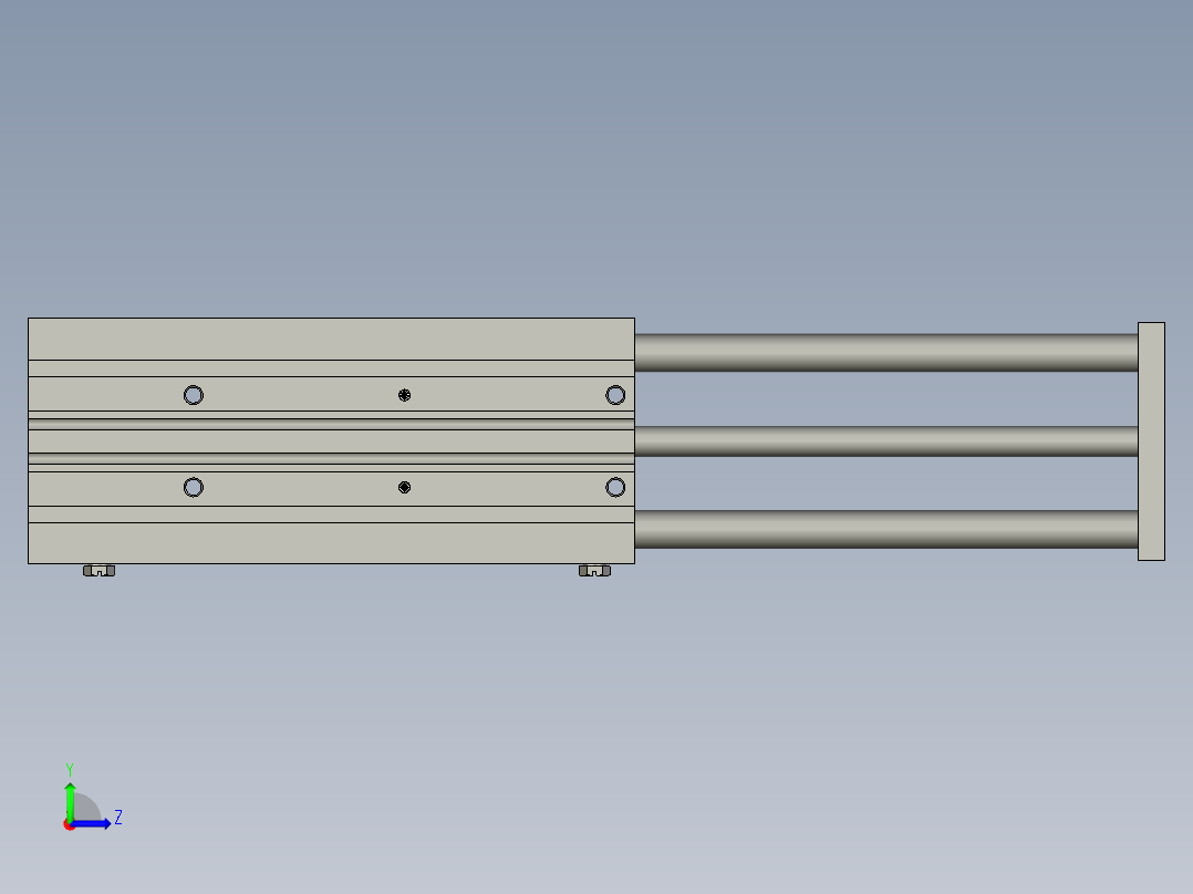 MGPM16-125Z-M9BL左视图