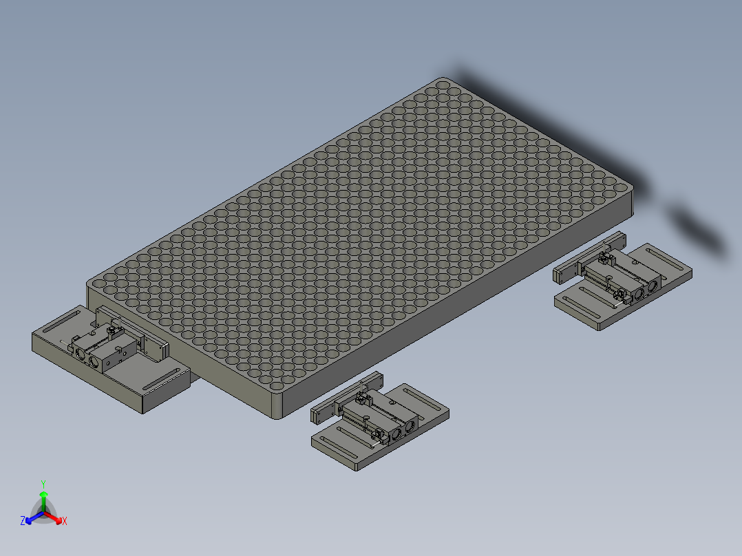 wuDXLF4901点胶定位夹具2OM正等轴测图