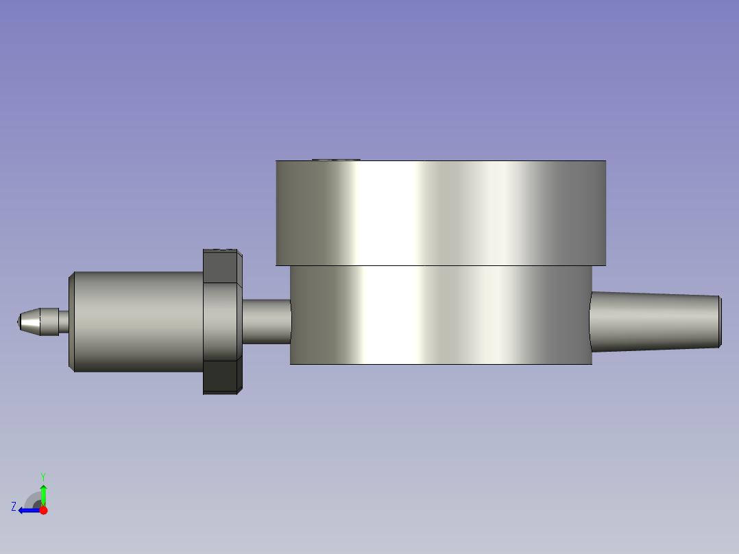 气隙量块组件GRX右视图