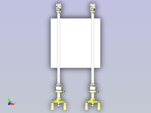 一种工件清洁机构3D图纸前视缩略图