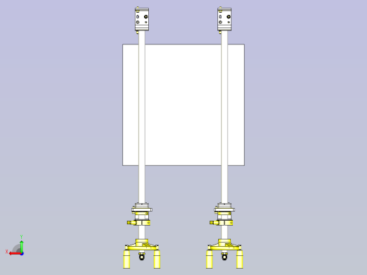 一种工件清洁机构3D图纸后视缩略图