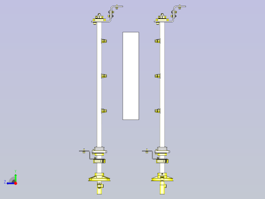 一种工件清洁机构3D图纸右视缩略图