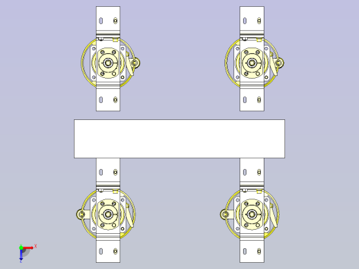 一种工件清洁机构3D图纸俯视缩略图