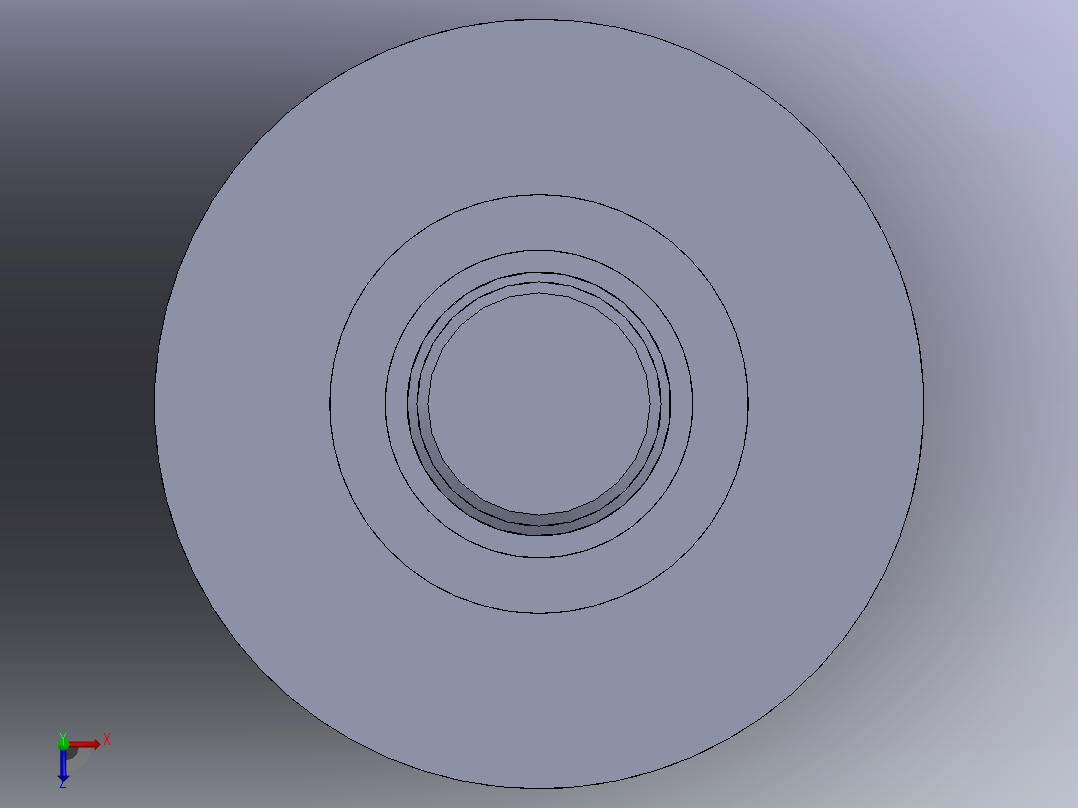 春力单作用气缸俯视图