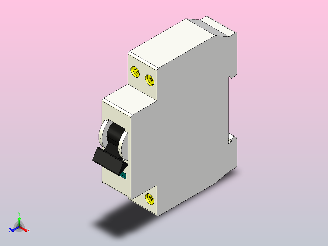 RDX30-32小型断路器[RDX30-32-1P+N-C20A]主视图