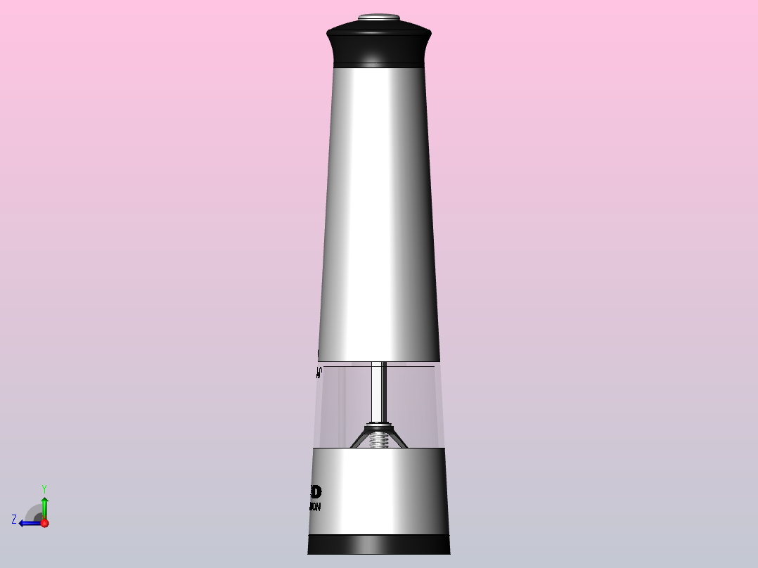 香料研磨机右视图