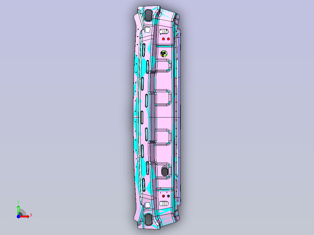 力帆X60 S5701100顶盖外板总成前视图