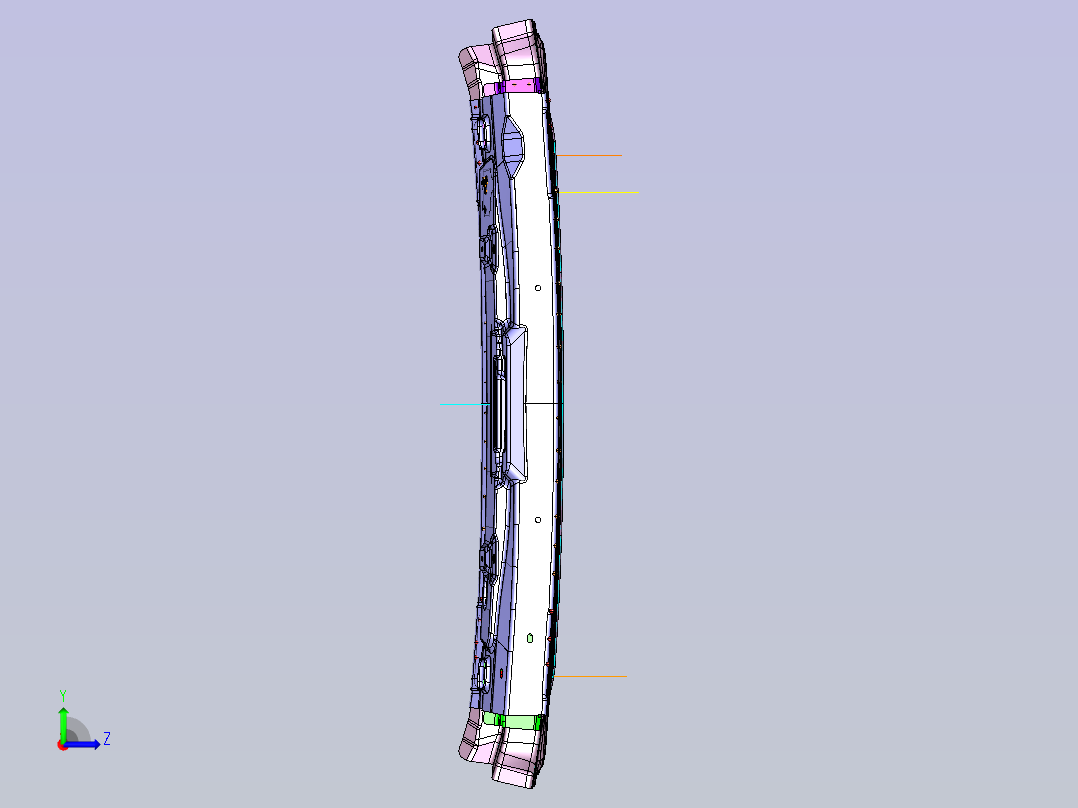 力帆X60 S5701100顶盖外板总成左视图