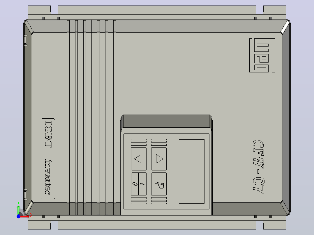 频率逆变器前视图