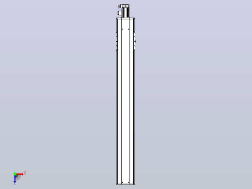 日规模组半封闭丝杆TPA-HNR-220D-3210C-L1550-M-Y-P1K-N3俯视缩略图