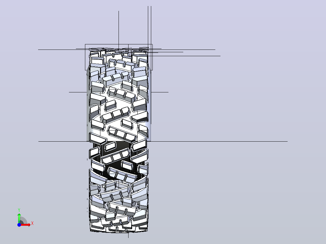 用于童车项目的全地形车车轮25x8x12-atv-wheel前视图