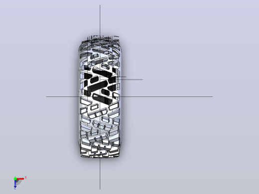 用于童车项目的全地形车车轮25x8x12-atv-wheel俯视缩略图