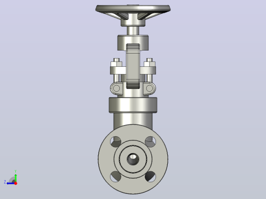2500Lb-PN42.0 MPa[DN32]截止阀右视缩略图