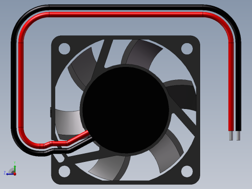 User Library-Fan Kit Fan Assembly风扇右视缩略图