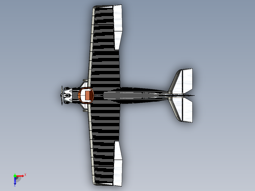 ANT-2飞机俯视图