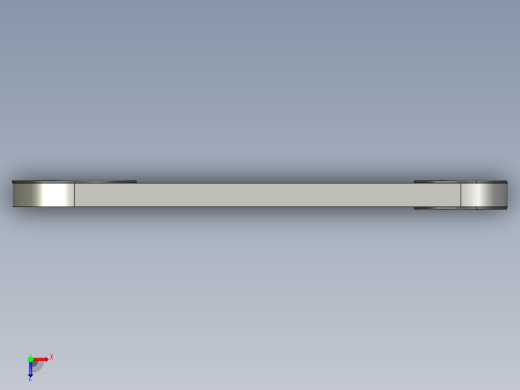 皮带传动3D模型俯视缩略图